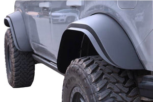 Buckle Up Off-Road Wide Track Flares for 2021+ Ford Bronco Set of 4 | bub6gwflare