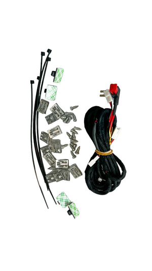 BBM Matte Black Hex Grille with Amber Lighting for 2021+ Ford Bronco