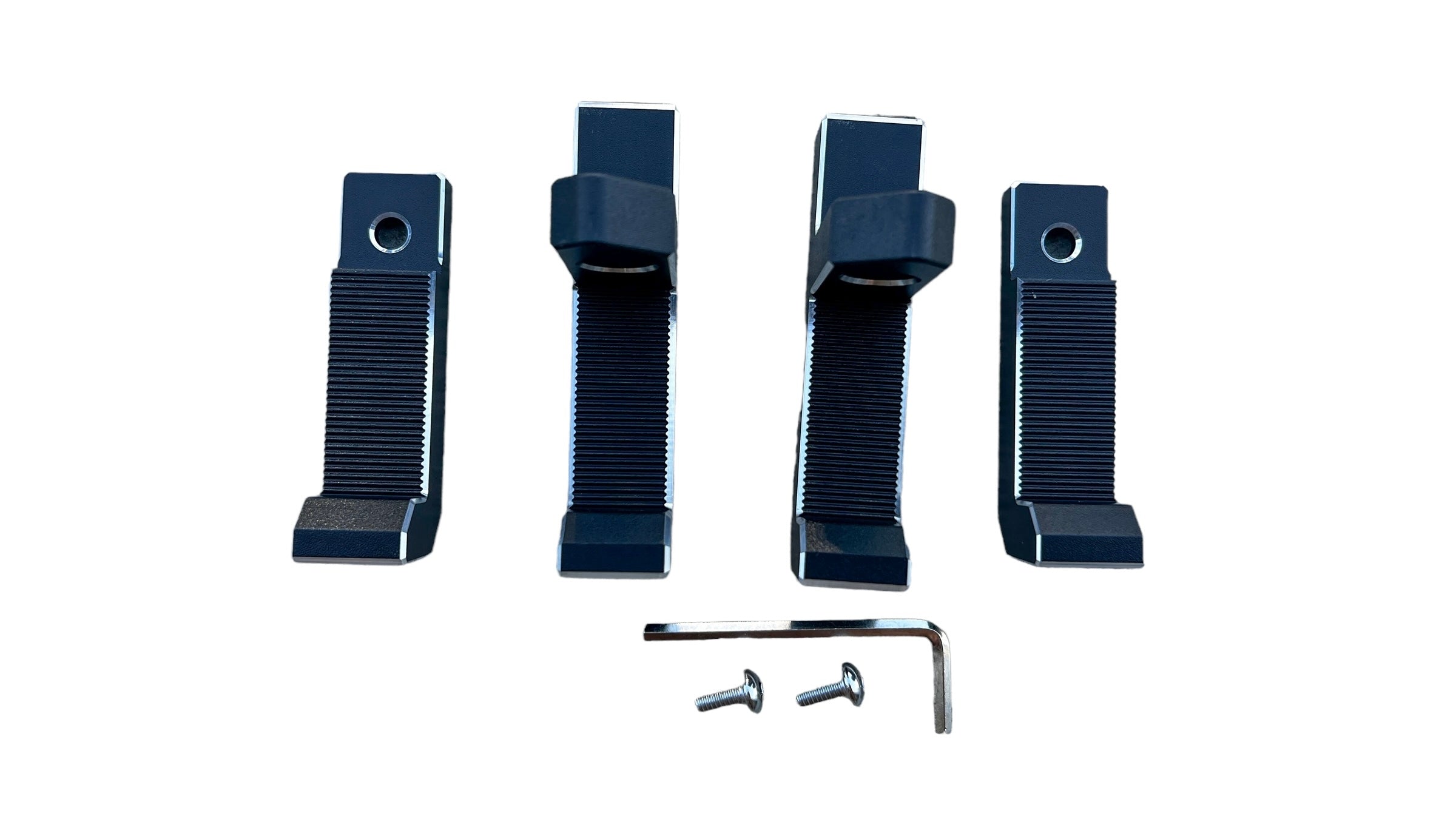 Buckle Up Off-Road Trunk Cargo Hooks T+J Black 4pcs Aluminum Set of 2 for 2021+ Ford Bronco | bub6ghooks4pc