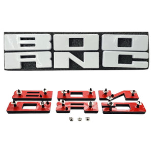 UPR Bronco Grille Replacement Lettering (Oxford White) | UPR-3683-05