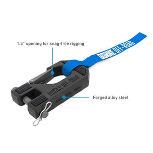 Borne Off-Road Winch Hook & Hand Tether (BLUE) Universal Fitment | BNWN-HK-01BL