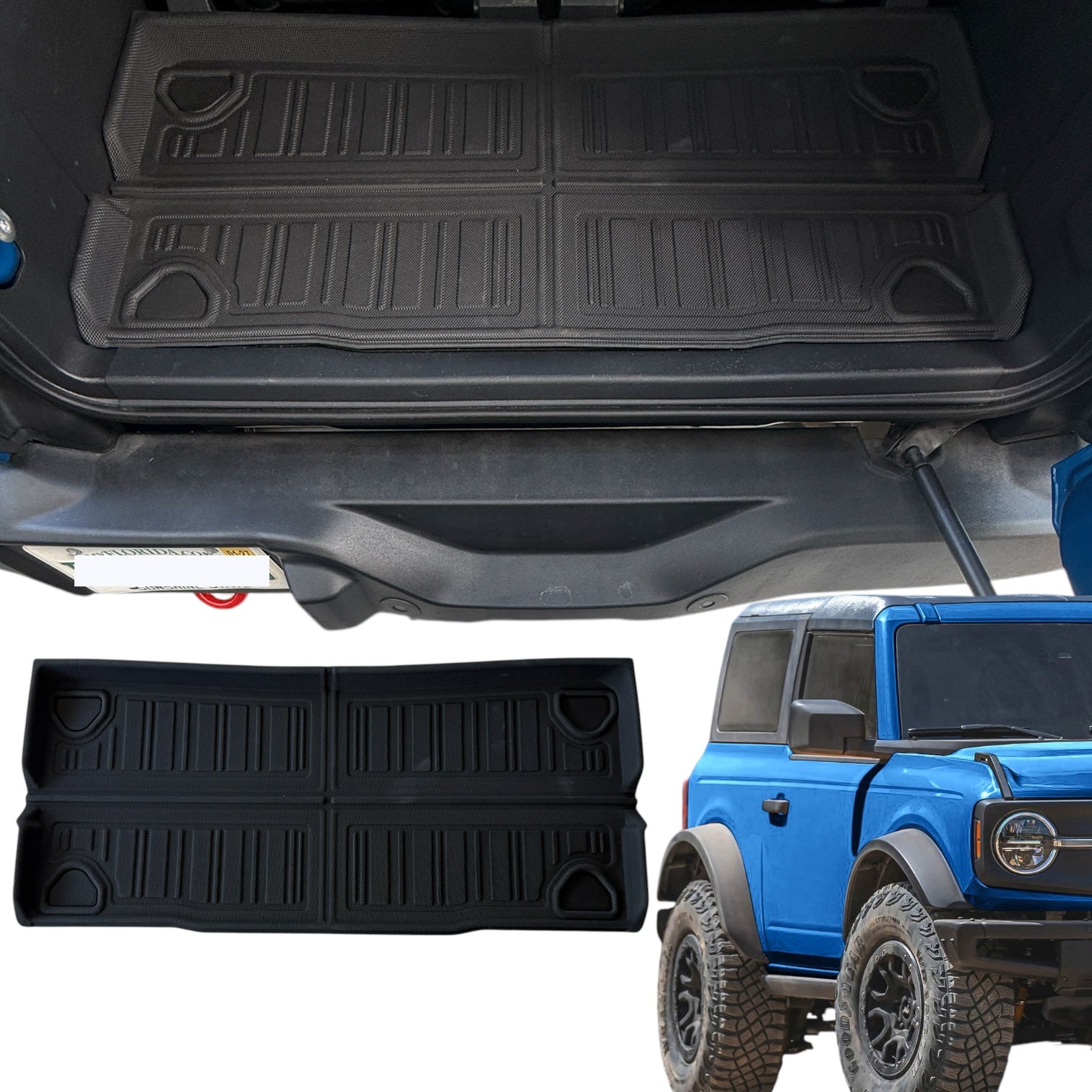 Buckle Up Off-Road Rugged Cargo Mat for 2021+ Ford Bronco (2-door)