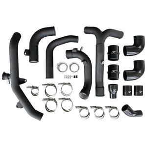 CV Fabrication Aluminum Intercooler Hot-Side + Cold-Side Piping Kit for 2021+ Ford Bronco 2.7L & 2024 Ford Ranger 2.7L