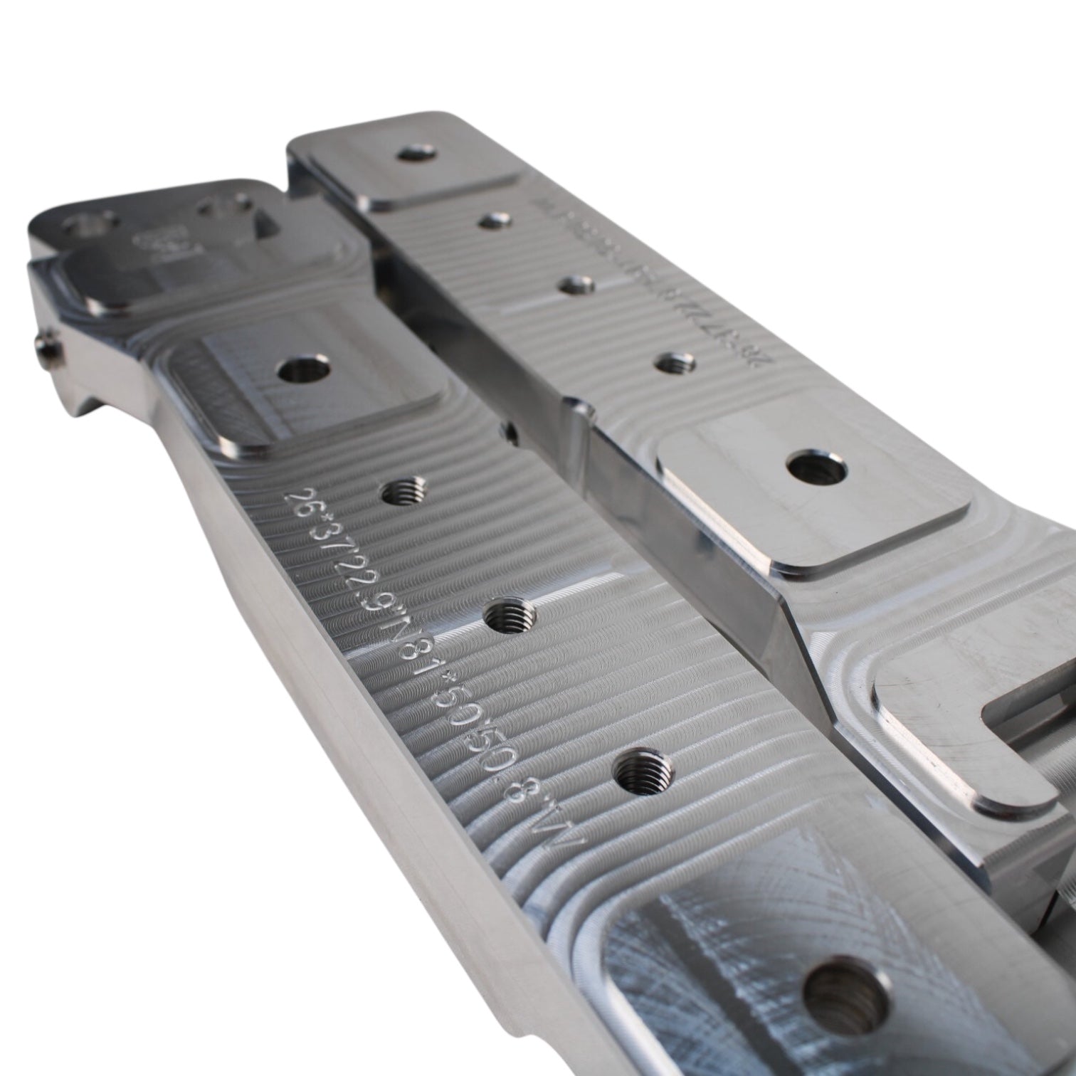 Buckle Up Off-Road Heavy Duty Billet Aluminum Raw Silver Tailgate Hinges Set of 2 | Made in USA