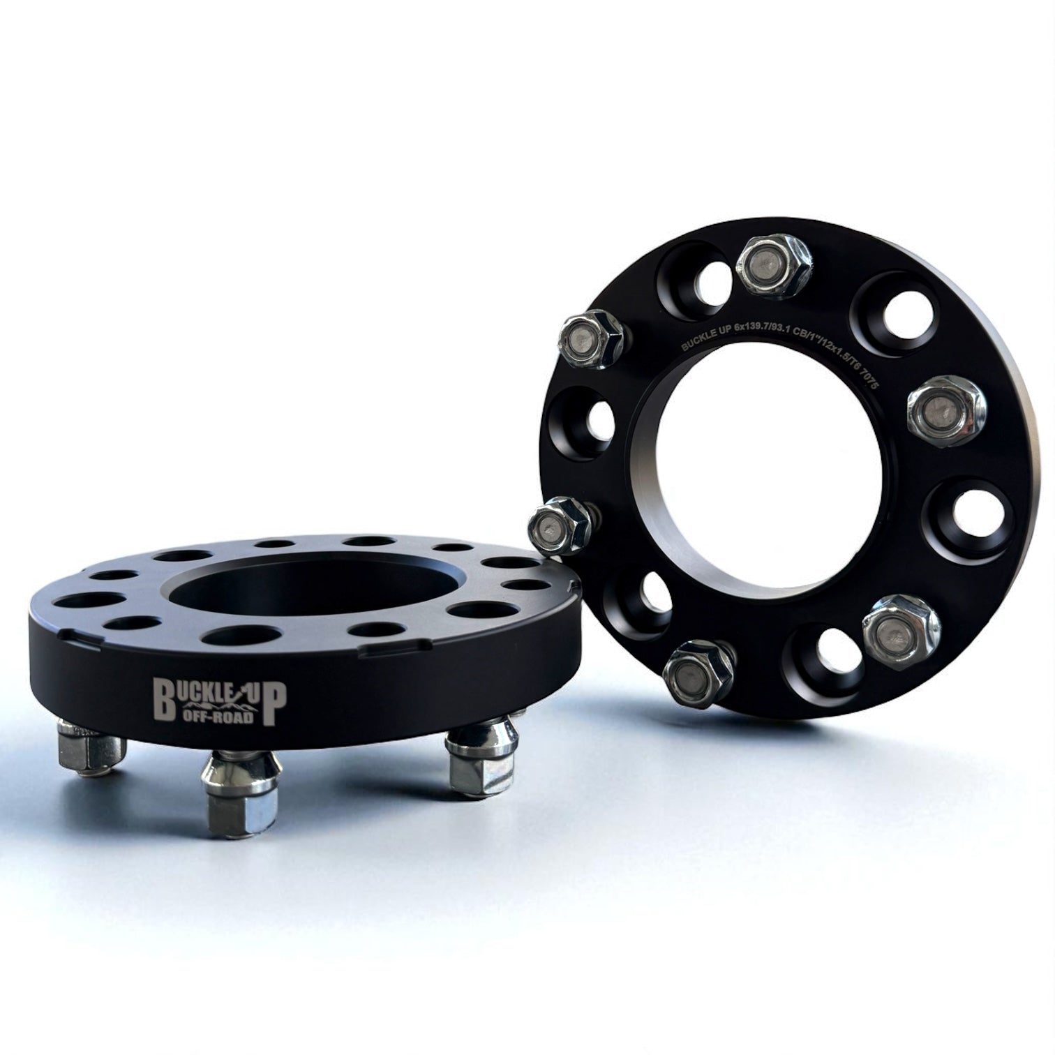 Buckle Up Off-Road 1 inch Wheel Spacers 6x139.7/93.1mm for 2021+ Ford Bronco, 19+ Ford Ranger, 24+ Ranger Raptor (Pair)