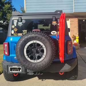 Buckle Up Off-Road KJM Recovery Track Board & Accessories Mount for 2021+ Ford Bronco & Bronco Raptor | USA MADE