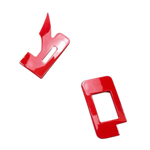 AMP ABS 3rd Brake Light Emblem Inserts Letters for 22+ Ford Bronco Raptor (Race Red) | UPR-AMP-85122-006