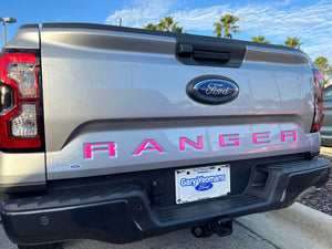 Tufskinz Tailgate Letter Inserts Fits 2024-2025 Ford Ranger