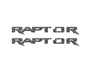 Tufskinz Raptor Running Board Emblem Overlays Fits 2024+ Ford Ranger Raptor