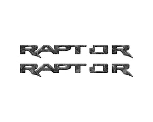 Tufskinz Raptor Running Board Emblem Overlays Fits 2024+ Ford Ranger Raptor
