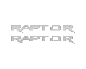 Tufskinz Raptor Running Board Emblem Overlays Fits 2024+ Ford Ranger Raptor