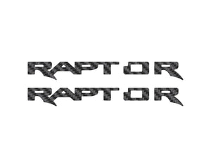 Tufskinz Raptor Running Board Emblem Overlays Fits 2024+ Ford Ranger Raptor