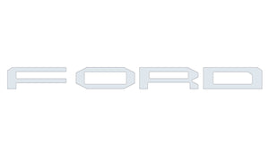 Tufskinz Grille Letter Overlays Fits 2024+ Ford Ranger Raptor