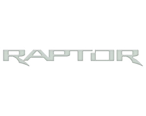 Tufskinz Raptor Tailgate Emblem Inserts Fits 2024+ Ford Ranger- Cyber Orange
