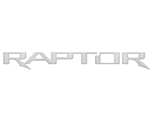 Tufskinz Raptor Tailgate Emblem Inserts Fits 2024+ Ford Ranger- Cyber Orange