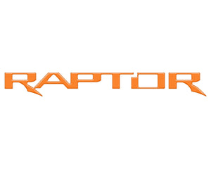 Tufskinz Raptor Tailgate Emblem Inserts Fits 2024+ Ford Ranger- Cyber Orange
