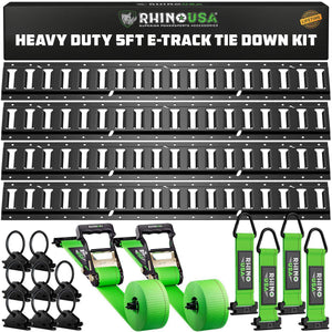 Rhino USA Ultimate E-Track Tie-Down Kit | TD-ETKIT-RAIL14