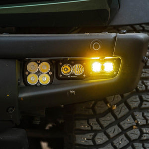 Baja Designs 21+Ford Bronco w/ Modular Bumper S2 SAE Sportsmen Fog Pocket Light Kit | baj448174