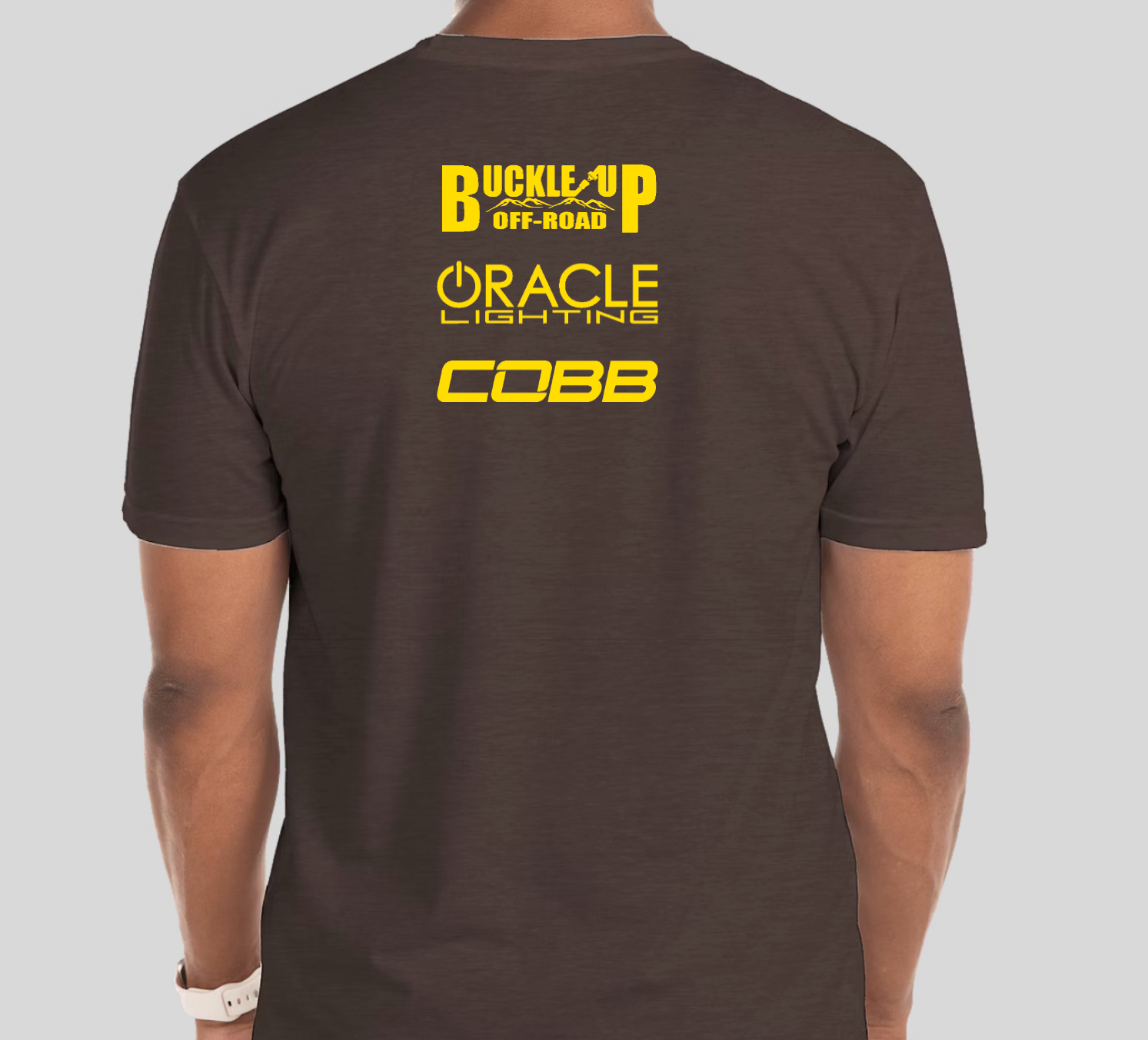 CAUTION May Suddenly Off-Road Bronco Tshirt Espresso - Small