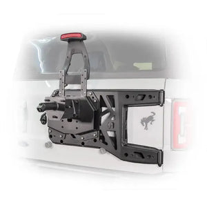 Turn Offroad 2021+ Ford Bronco Adjustable Tire Carrier w/ Camera Mount | TC4-M1