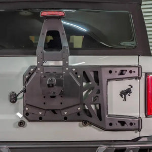 Turn Offroad 2021+ Ford Bronco Adjustable Tire Carrier w/ Camera Mount | TC4-M1