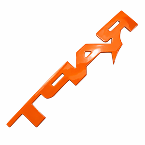 AMP ABS Emblem Tailgate Inserts Letters with Claws for 22+ Ford Bronco Raptor (Code Orange) | UPR-AMP-85121-001