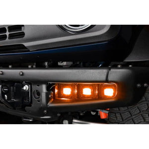 Oracle Triple LED Fog Light Kit for 2021+ Ford Bronco w/ Modular Bumper - AMBER
