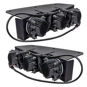 Oracle Triple LED Fog Light Kit for 2021+ Ford Bronco w/ Modular Bumper - AMBER