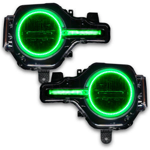 Oracle Headlight Halo Kit w/DRL Bar - Base Headlights ColorSHIFT w/Simple Control for 2021+ Ford Bronco