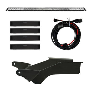 Rigid Industries 2021-2024 Ford Bronco Roof Rack Light Kit with a SR Spot/Flood Combo Bar Included | 46726