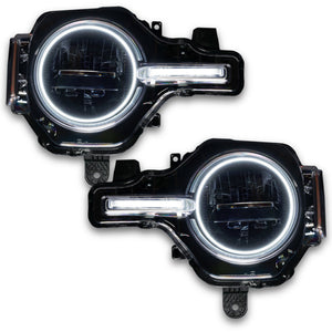 Oracle Headlight Halo Kit w/DRL Bar - Base Headlights ColorSHIFT w/Simple Control for 2021+ Ford Bronco
