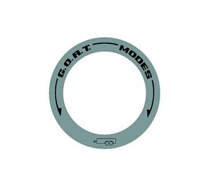 StickerFab Drive Mode to GOAT Mode Dial Ring Overlay - 2024+ Ranger & Ranger Raptor