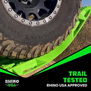 Rhino USA Recovery Traction Boards - Green (Pair) | TRACBOARDS-GRN