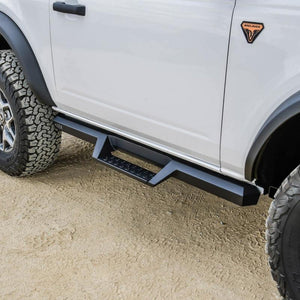 Westin HDX Drop Nerf Step Bars for 2021+ Ford Bronco (2-Door) - Textured Black | 56-14185
