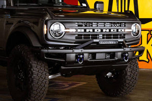DV8 Offroad Factory Modular Front Bumper Bull Bar for 2021+ Ford Bronco | LBBR-04