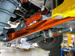 Foutz Motorsports Billet Aluminum Rear Suspension Arms With Ultra-Flex Joints (Fox Orange) for 22+ Ford Bronco Raptor | FMI050604120040192