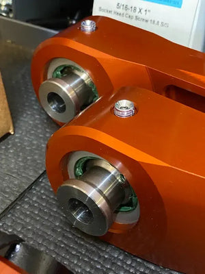 Foutz Motorsports Billet Aluminum Rear Suspension Arms With Ultra-Flex Joints (Fox Orange) for 22+ Ford Bronco Raptor | FMI050604120040192