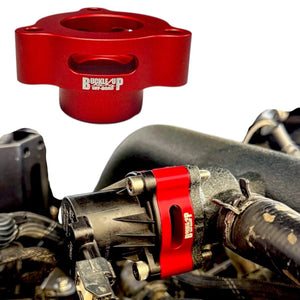 Buckle Up Off-Road Red Blow Off Valve Adaptor Spacer for Ford Bronco, Bronco Raptor, Ranger Raptor & More | USA MADE