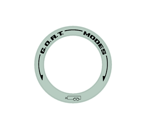 StickerFab Drive Mode to GOAT Mode Dial Ring Overlay - 2024+ Ranger & Ranger Raptor