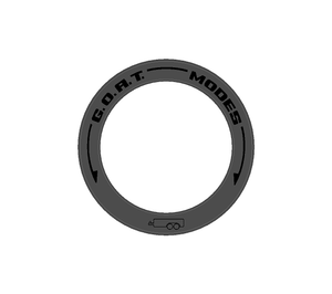 StickerFab Drive Mode to GOAT Mode Dial Ring Overlay - 2024+ Ranger & Ranger Raptor