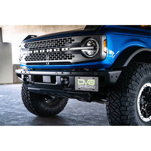 DV8 Offroad Factory Front Bumper License Relocation Bracket - Side for 2021+ Ford Bronco | LPBR-02
