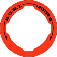 StickerFab Drive Mode to GOAT Mode Dial Ring Overlay - 2024+ Ranger & Ranger Raptor