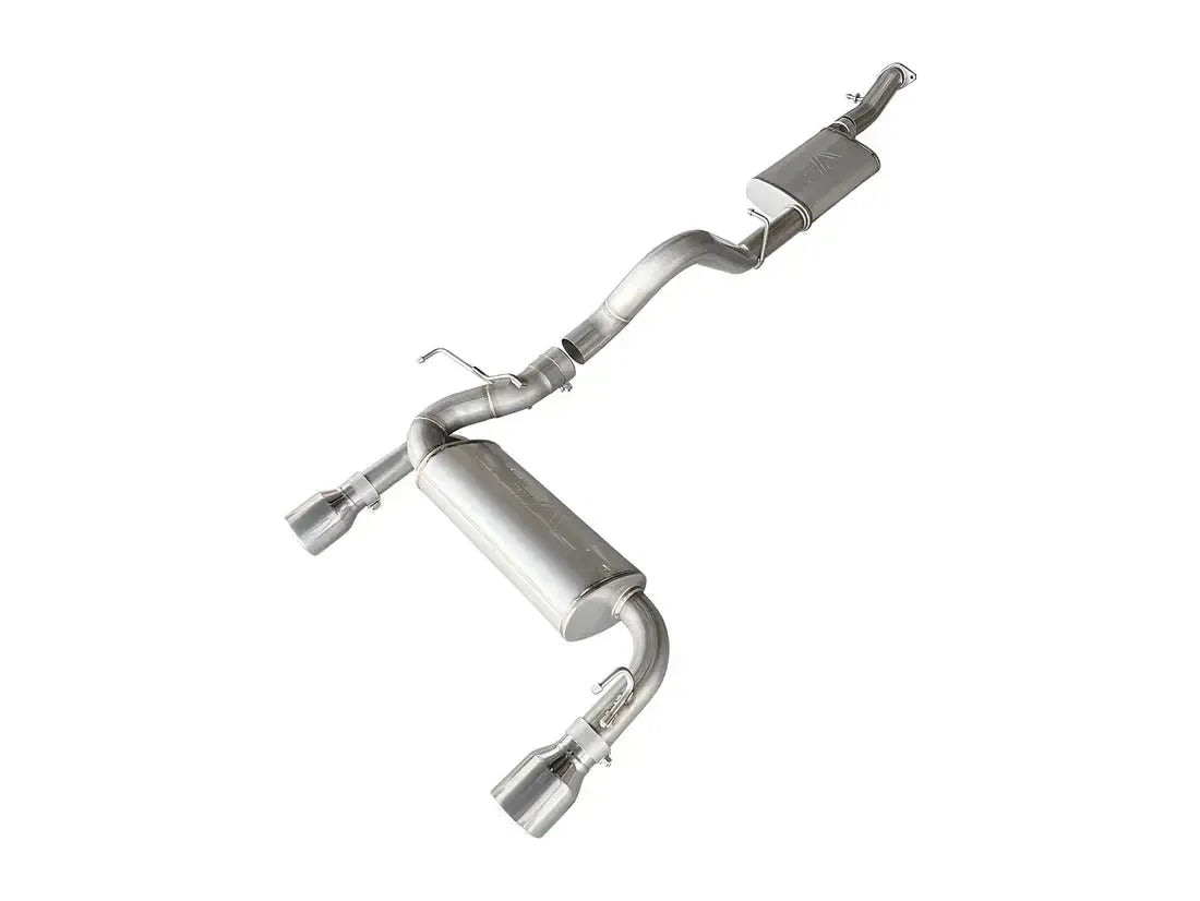 CV Fabrication Cruiser Cat-Back Exhaust (SILVER tips) for 2021-2024 Ford Bronco 2.3L & 2.7L