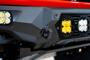 Addictive Desert Designs Bomber Front Bumper (w/ 3 Baja Designs LP4 Mounts) for 2021+ Ford Bronco | F230194120103