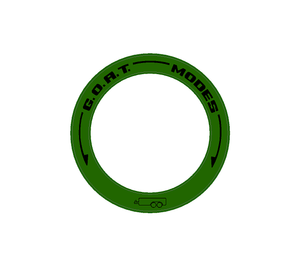 StickerFab Drive Mode to GOAT Mode Dial Ring Overlay - 2024+ Ranger & Ranger Raptor
