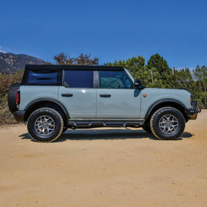 Westin/HDX 2021+ Ford Bronco Drop Nerf Step Bars - Textured Black for 2021+ Ford Bronco 4-Door | 56-14195
