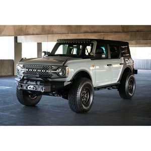 DV8 Offroad MTO Front Bumper Winch Capable w/ Optional Bull Bar/Aux Light Opening for 2021+ Ford Bronco | FBBR-01