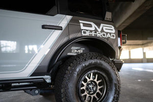 DV8 Offroad Tube Fender Flares for 2021+ Ford Bronco | FDBR-01