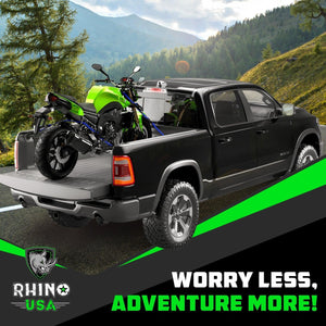 Rhino USA Heavy Duty Ratchet Tie-Down 4-Pack (Blue) 1.6In X 8Ft | HDKIT-4PK-BLU