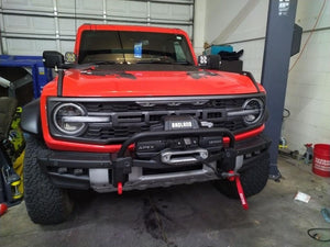 Ford Bronco Winch Mount with Bull Bar | 2021+ Modular Bumper – Buckle Up Off Road